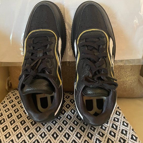 REEBOK X VICTORIA BECKHAM Dual Court II pebbled-leather and mesh Sneakers - Picture 7 of 13